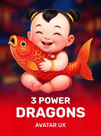 3 Power Dragons game tile